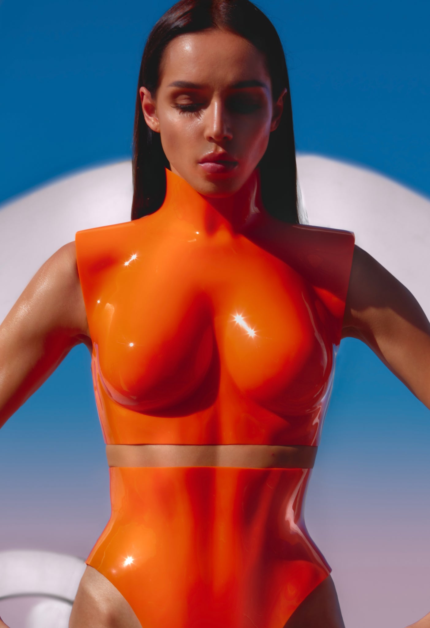 Ultranova, ultranova.brand, CYBORG BREASTPLATE SUIT, CYBORG , Silicone anatomical suit, ATOMICAL BREASTPLATE, TOM FORD, FUTURISTIC, SWIMSUIT, ULTRANOVA, ULTRA NOVA, FUTURISTIC LEGGINGS