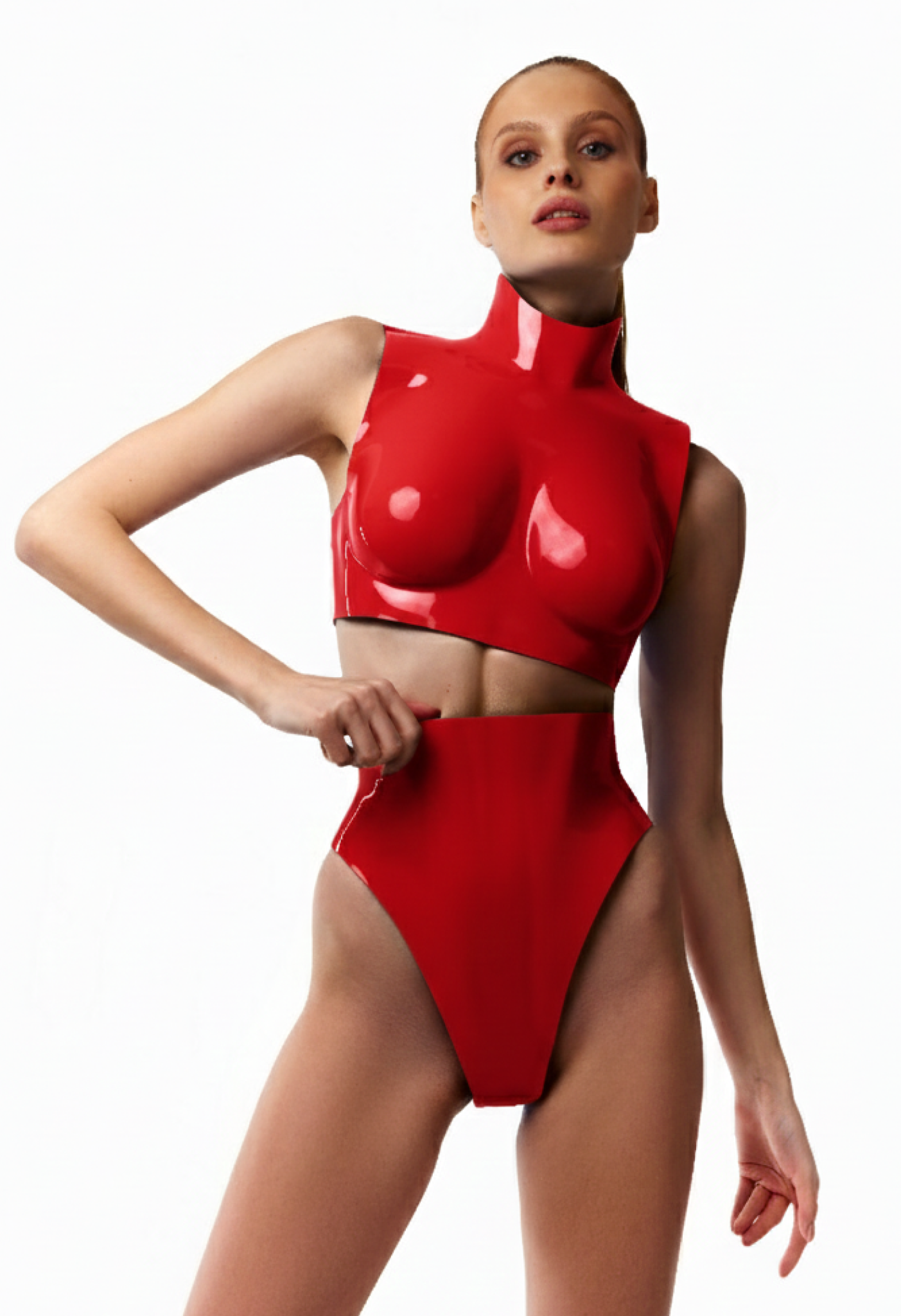 PREMIUM SILICONE ANATOMICAL CROPPED TOP (MULTICOLOR OPTIONS)