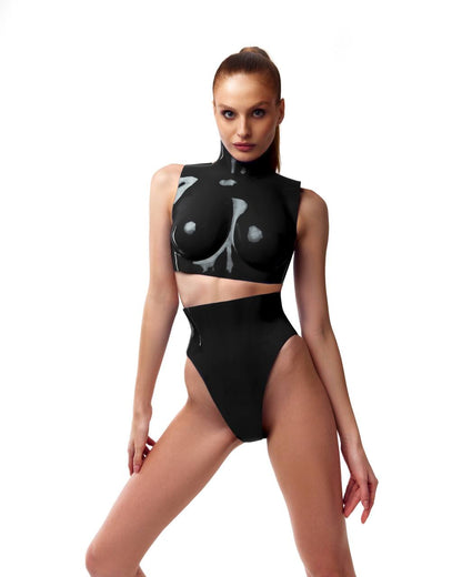 PREMIUM SILICONE ANATOMICAL BREASTPLATE & BIKINI BOTTOM - MULTICOLOR OPTIONS