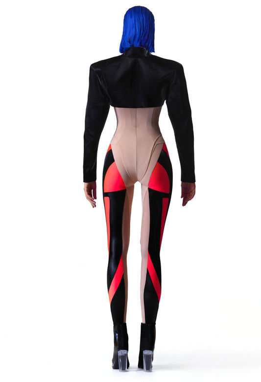 ULTRANOVA, ULTRA NOVA, MUGLER, FUTURISTIC  LEGGINGS, Ultranova, ultranova.brand, CYBORG BREASTPLATE SUIT, CYBORG  , TOM FORD, FUTURISTIC, FUTURISTIC JUMPSUIT IN LIQUID BLACK